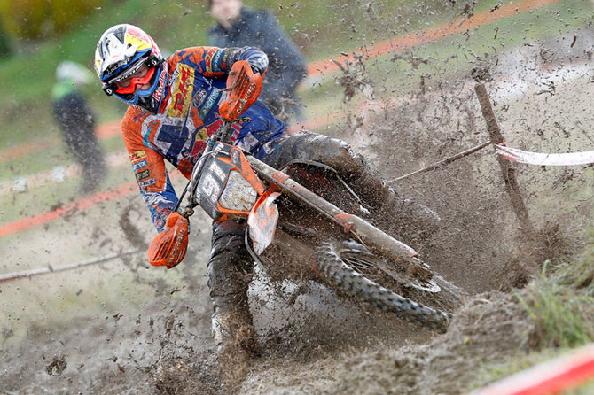 Nathan Watson: premier podium EnduroGP (3ème) pour l'ex-crossman Britanique Nathan Watson enduroGP Gouveia