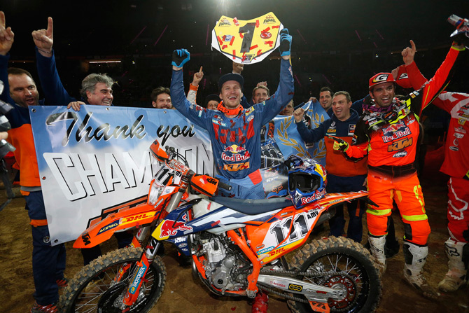Taddy Blazusiak Team KTM 350 EXC F Krakow 2016