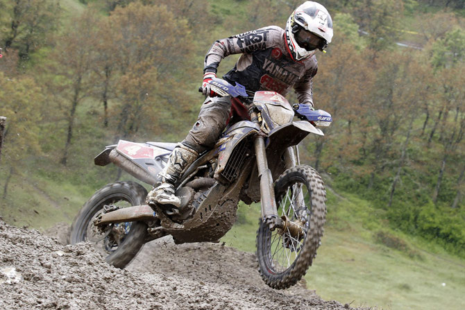 Première victoire en E2 pour Loic Larrieu avec la 450 WRF loic larrieu endurogp grece j2