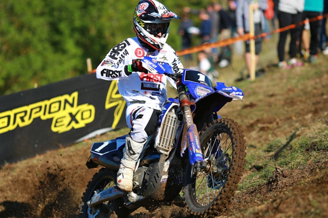Marc Bourgeois pilote Yamaha enduro WR250F