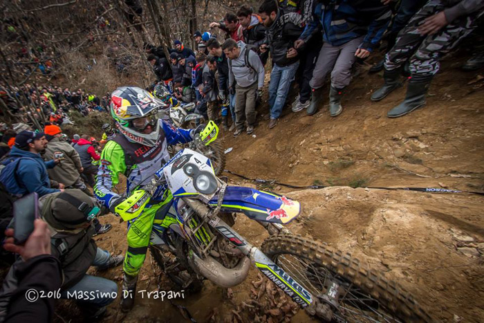 wade young pilote Sheco enduro lors de hellsgate
