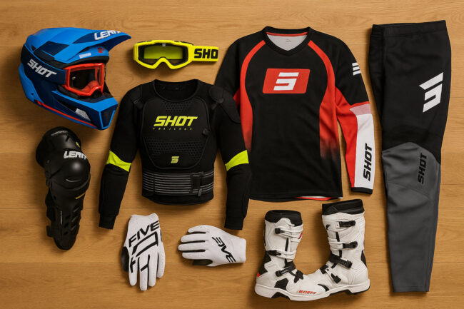 équipements motocross enduro