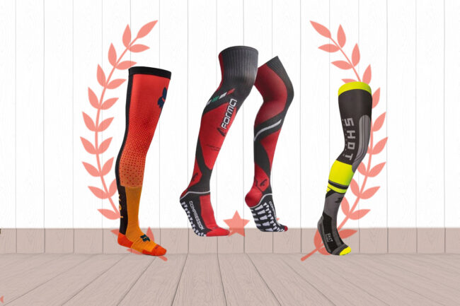 chaussettes hautes enduro motocross