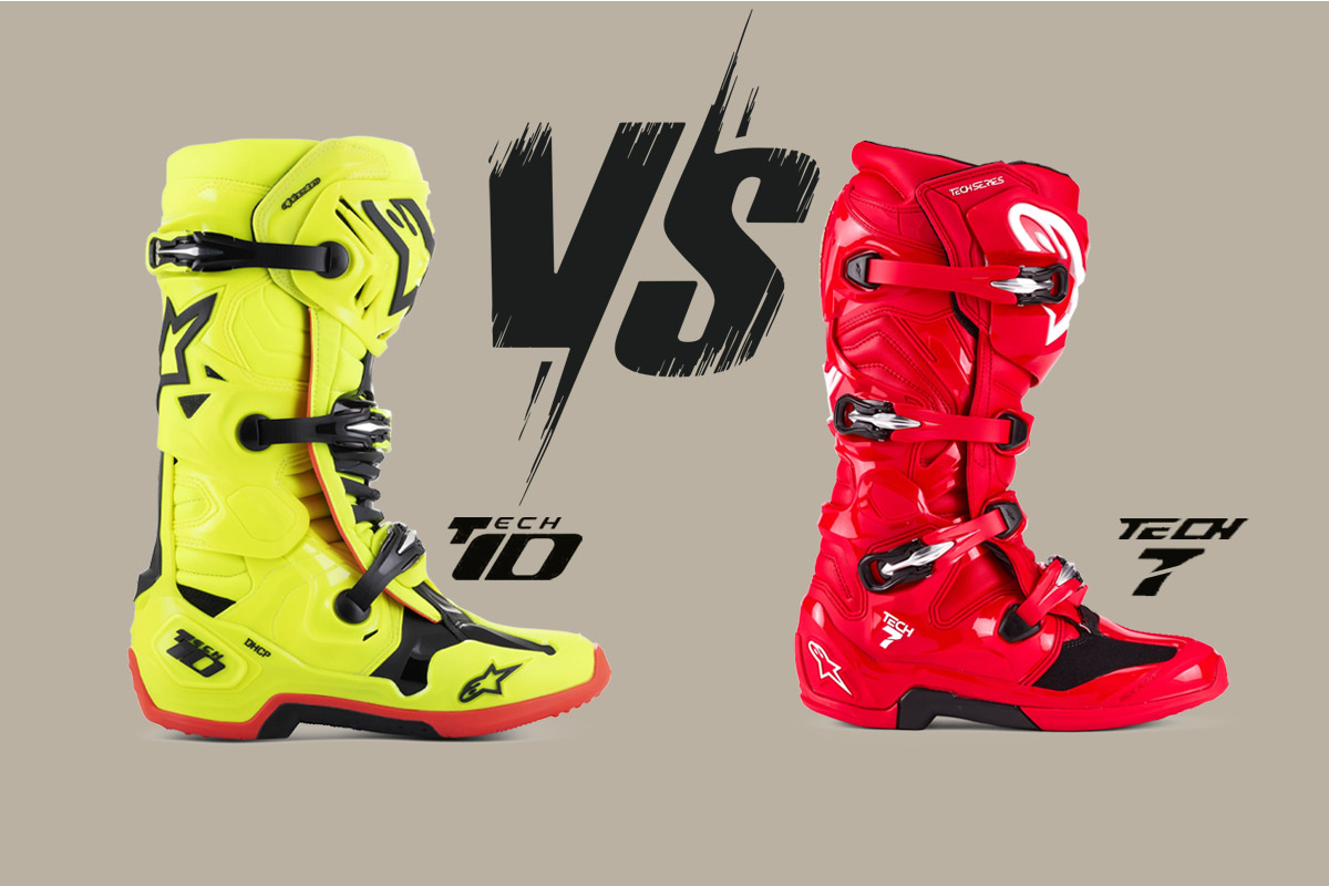 Tech 10 boots versus Tech 7 boots