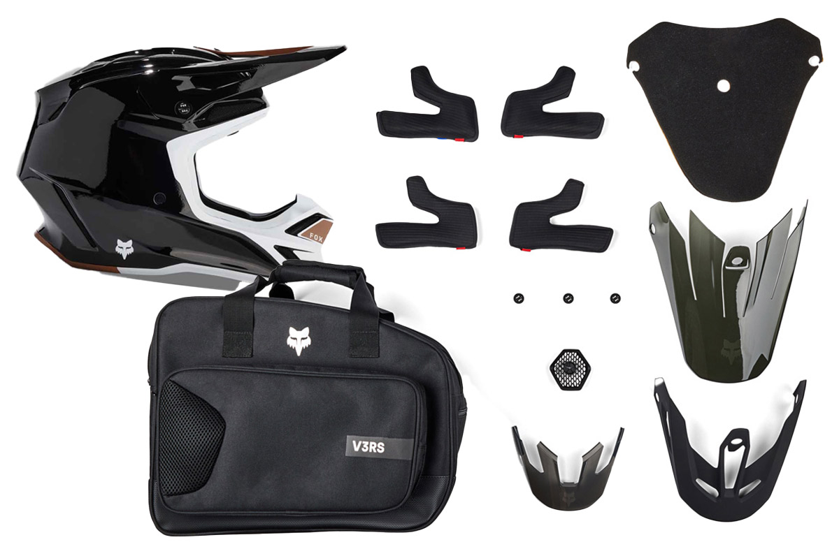 Contenu de la boîte casque Fox V3