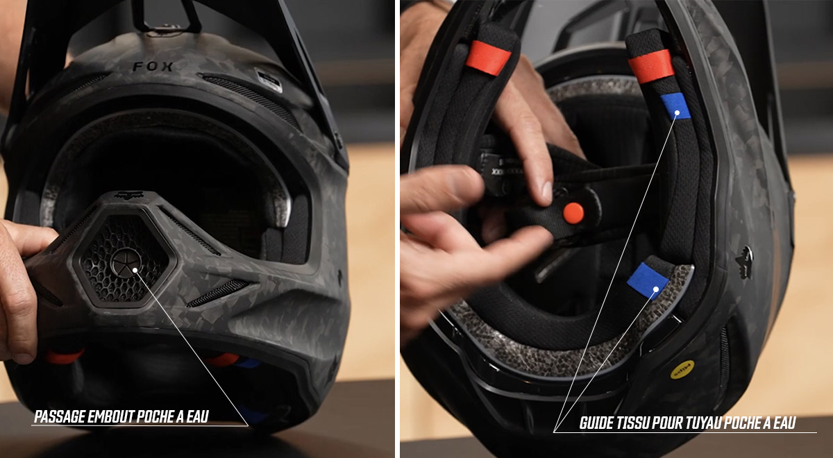 Détails techniques du casque Fox V3