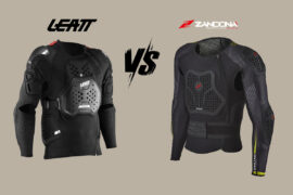 Gilet Leatt 3DF Hybrid face à face, gilet Zaondona Net cube