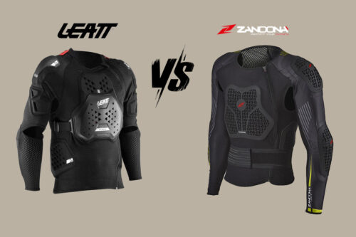 Leatt 3DF Hybrid vest face to face, Zaondona Net cube vest