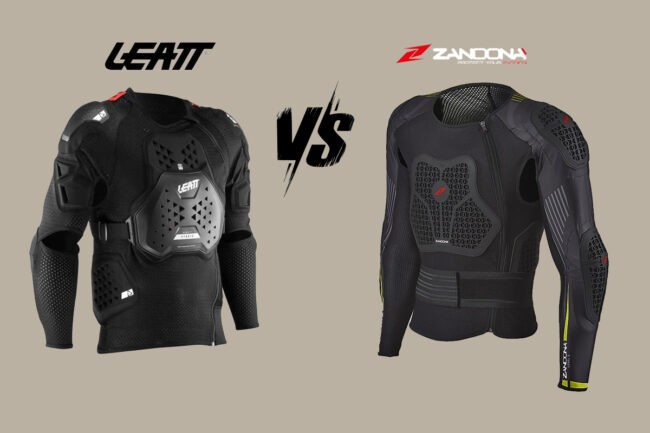 Gilet Leatt 3DF Hybrid face à face, gilet Zaondona Net cube