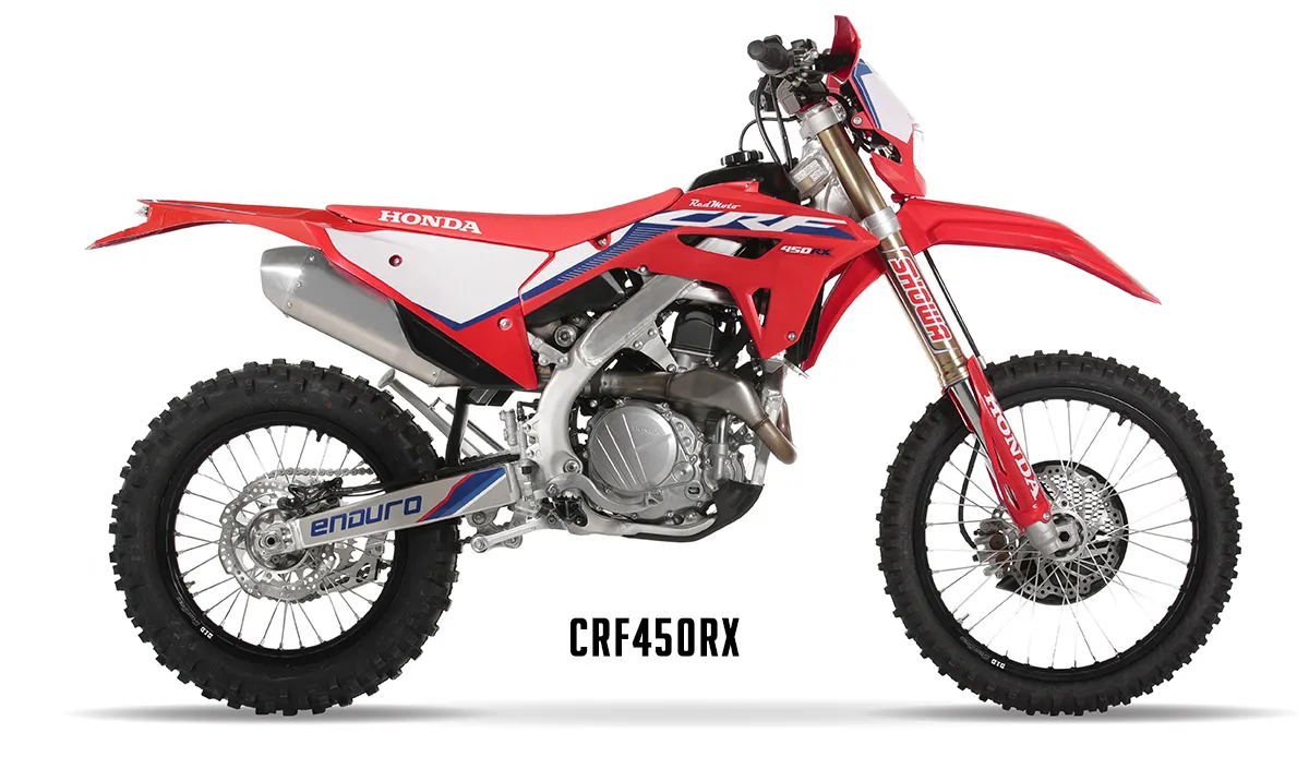 moto Honda 450 enduro RX 2021