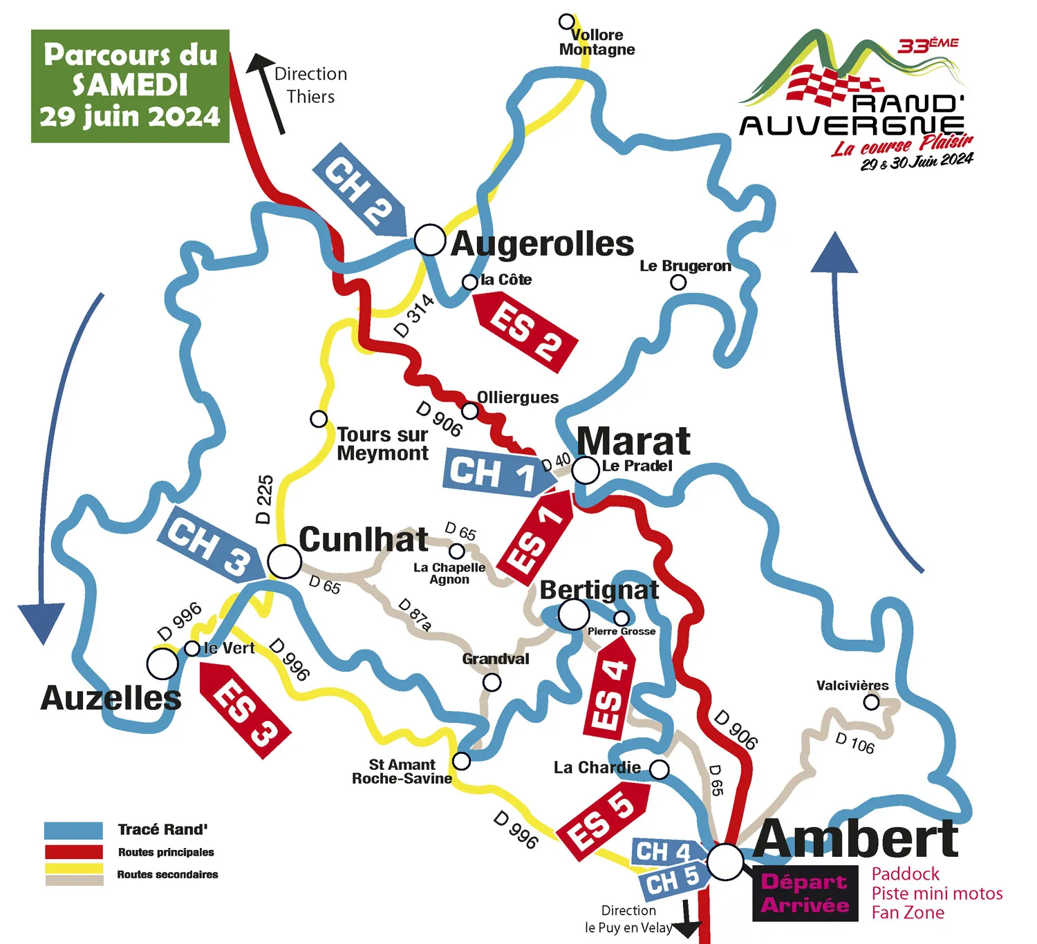 PLAN rand Auvergne 2024 SAMEDI