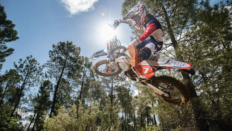 jeremy mirroir pilote enduro Husqvarna dafy