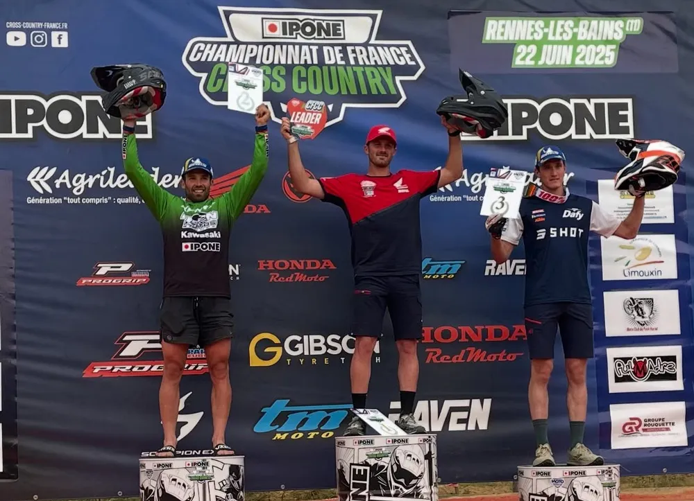 podium cross country rennes les bains 2025