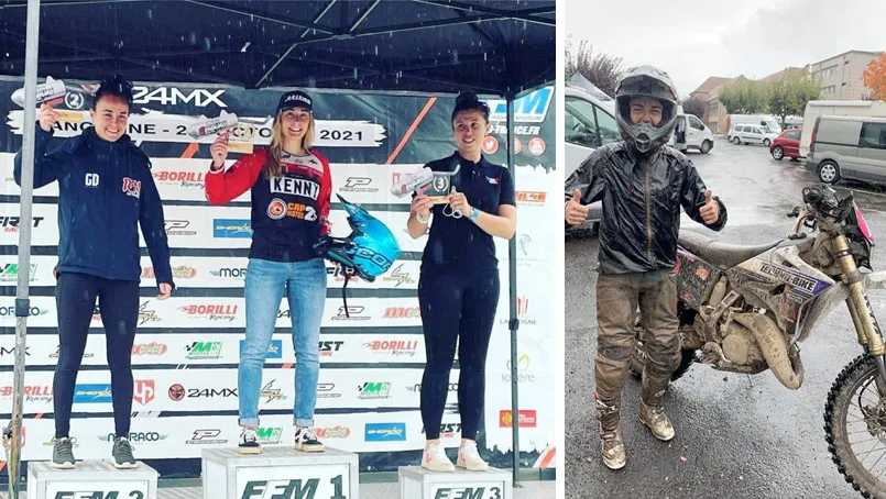 podium enduro france 2021 morgane Perrez