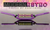 Guidon Renthal violet modern rétro Guidon Renthal violet modern rétro