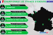 Calendrier championnat de France d'enduro 2025 Calendrier championnat de France d'enduro 2025