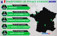Calendrier championnat de France d'enduro 2025