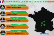 Calendrier championnat de France enduro KID 2025