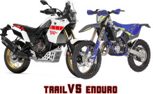Quelles différences entre une moto trail et une moto enduro ?