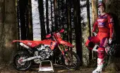 Zoom sur La Honda RedMoto CRF300 Rx 2025 de Steve Holcombe Zoom sur La Honda RedMoto CRF300 Rx 2025 de Steve Holcombe