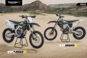 Triumph étend sa gamme off-road : voici les TF 250-C et TF 450-C pour le Cross-Country