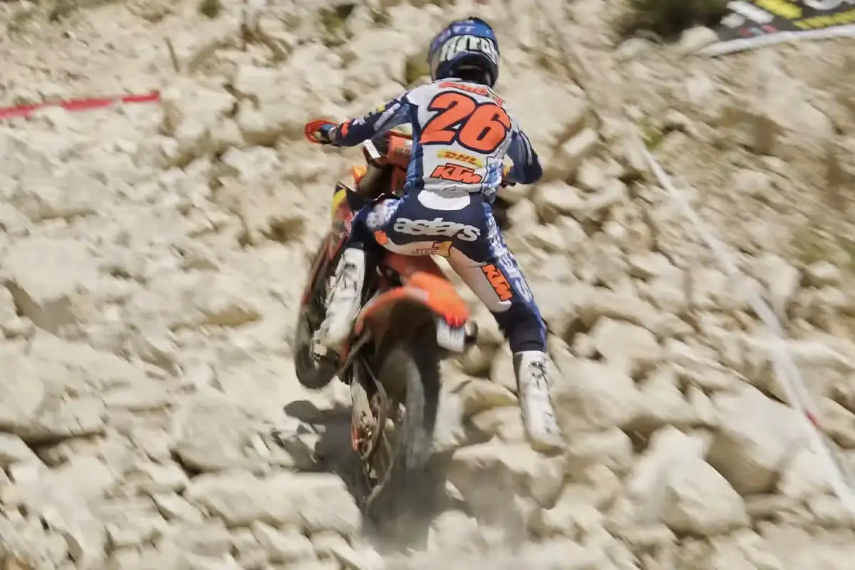 Josep Gracia vainquer EnduroGP Italie J  avec la KTM  250 EXC-F