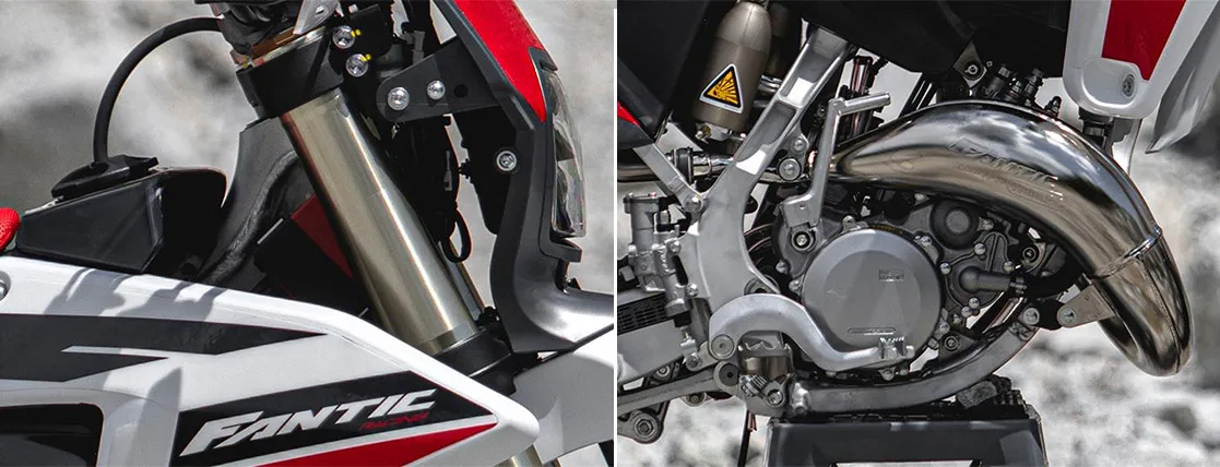 moteur 125 yamaha YZ Fantic enduro 2022