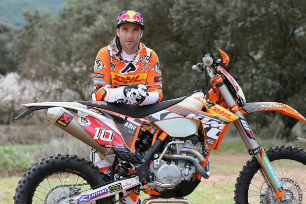 Jonny Aubert pilote KTM enduro 2011