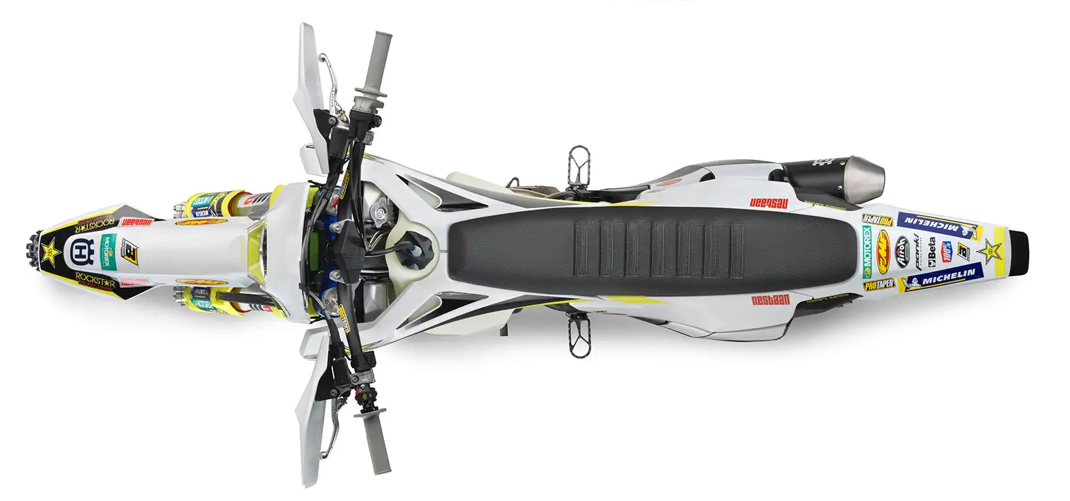 La 350 FE en version Rockstar 2021 Husqvarna 2021 enduro FE 350 Rockstar