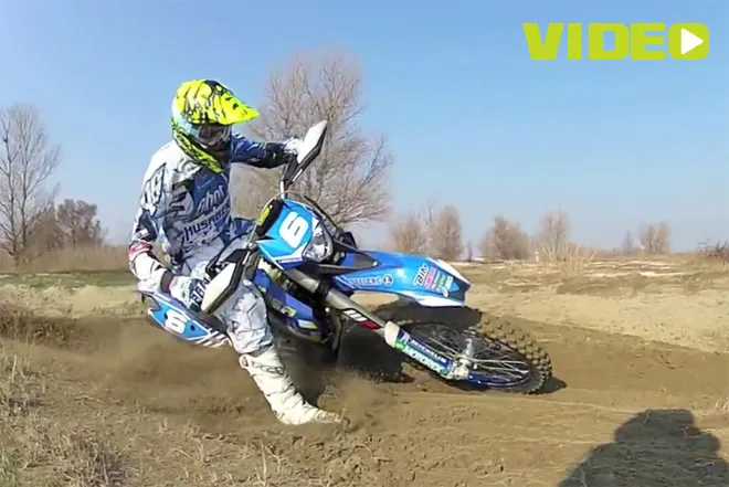 vidéo husaberg 450 fe mathias Bellino