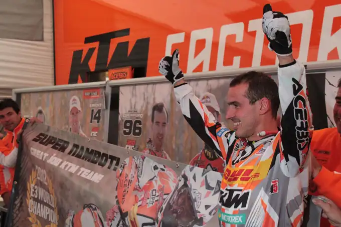 Christophe nambotin chaimpion Enduro 3