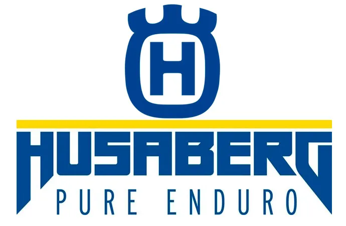 Logo Husqvarna et Husaberg enduro