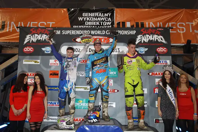 podium Junior SEWC Pologne podium junior SuperEnduro
