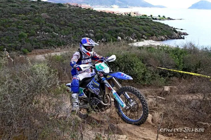 Loic Larrieu Husaberg 350  pilote Français ISDE 2013