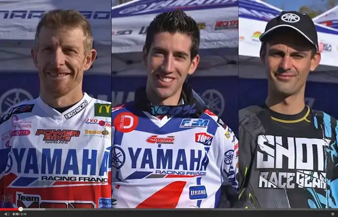 pilote enduro Yamaha France 2014