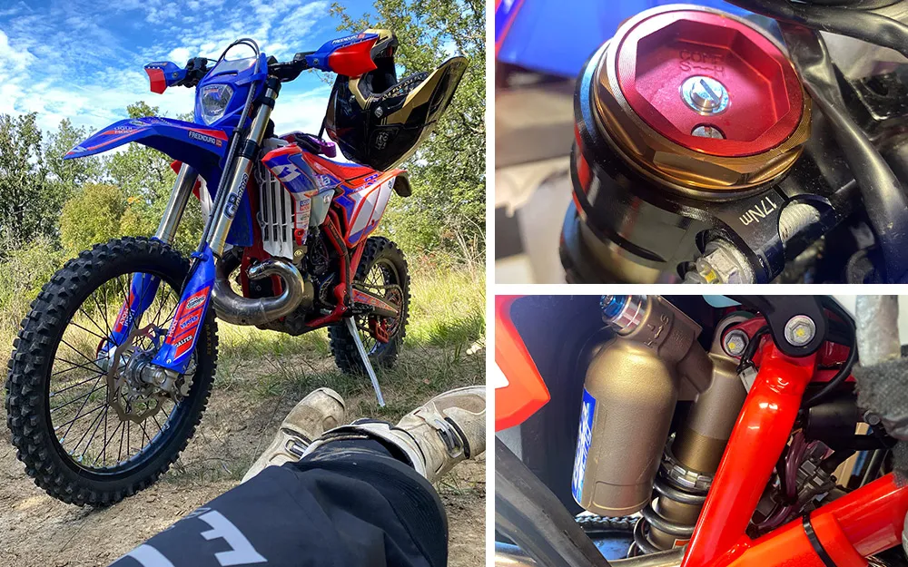 kayaba 300 Beta racing 2024 Freenduro