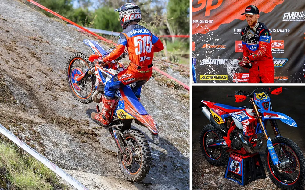 logan Merlier EnduroGP 300 Beta racing