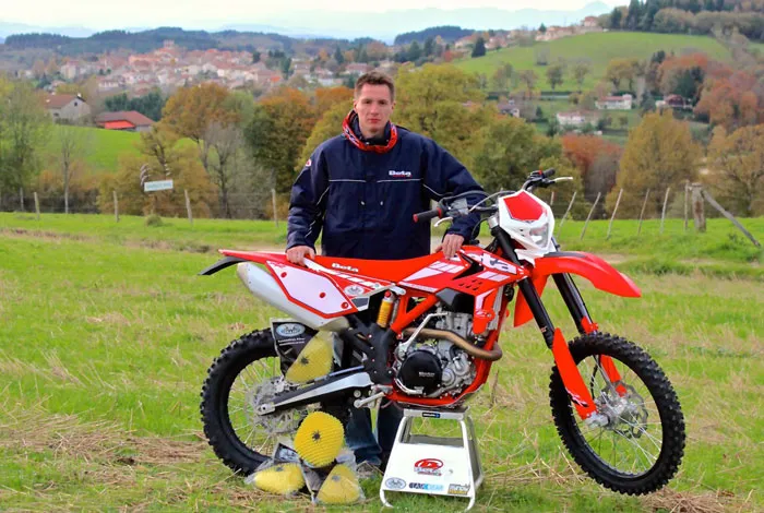 Pierre Vissac pilote enduro chez Beta motor France 