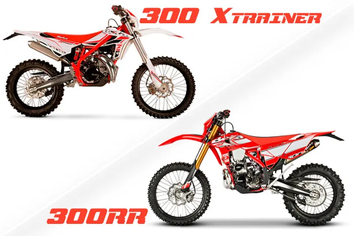 Face à face 300 Xtrainer et 300 RR 2016 Comparatif 300 xtrainer beta et 300RR