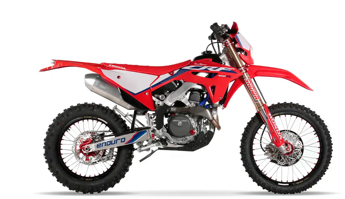 Pour les amteur de sensatiosn foertes vois la Honda CRF450 RX en verison ESP 2021 Honda CRF 450RX Enduro ESP 2021 2