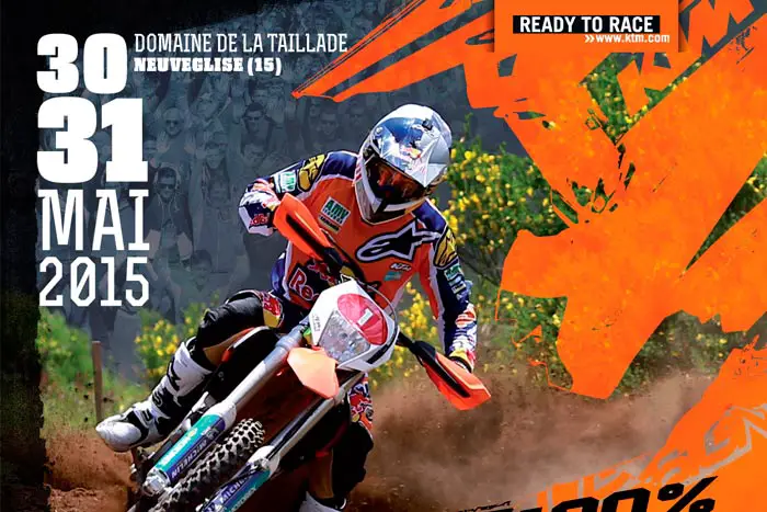 Affiche KTM mania enduro 2015