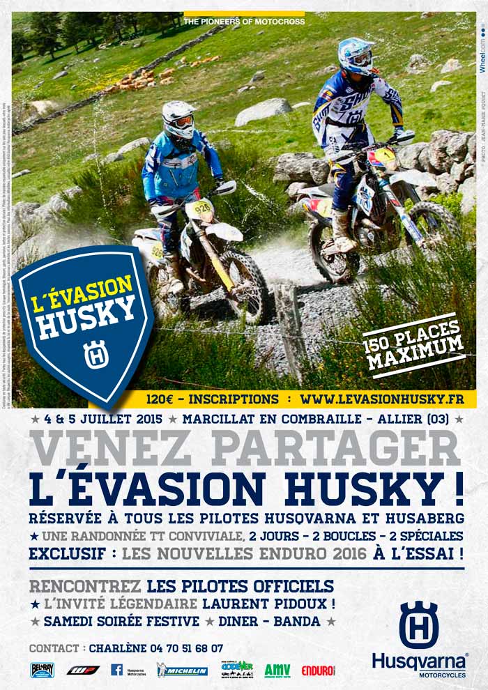 affiche 2015 rando enduro  Husqvarna