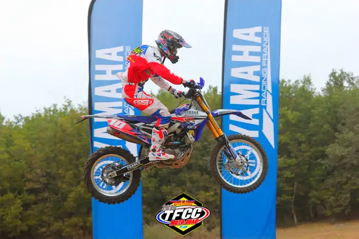 David Frétigné  pilote Yamaha France enduro 250 WRF