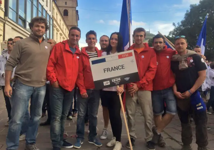 équipe Espoir enduro Aquitaine ISDE 2015 