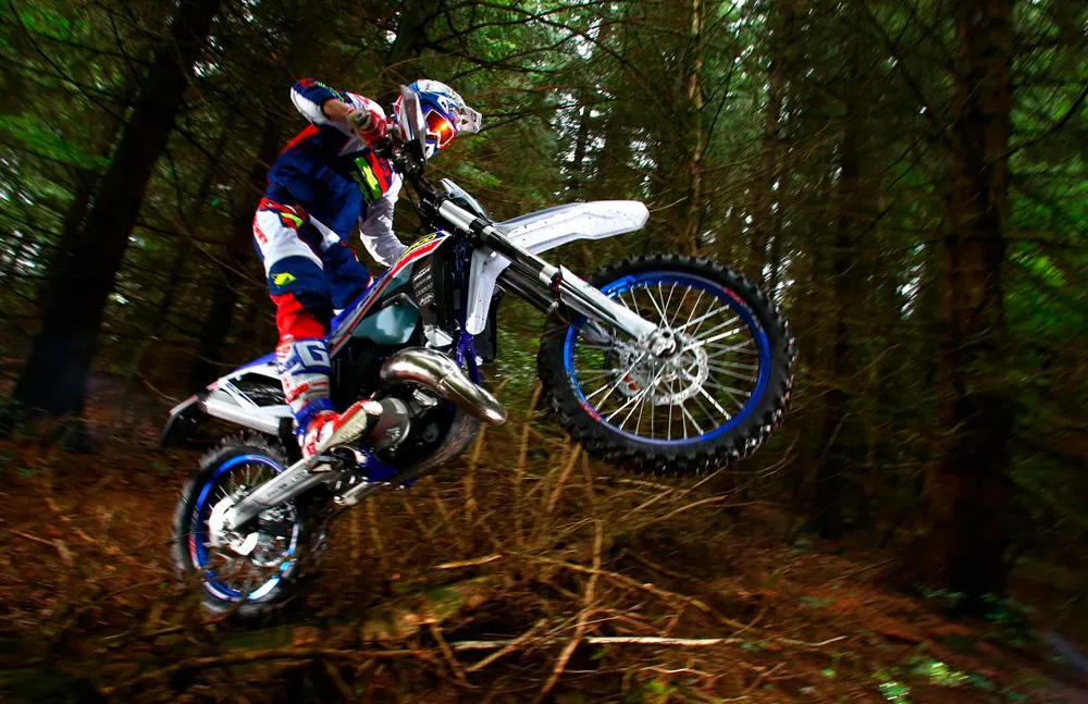La 125 6days en action moto 125 enduro sherco 6days 2018