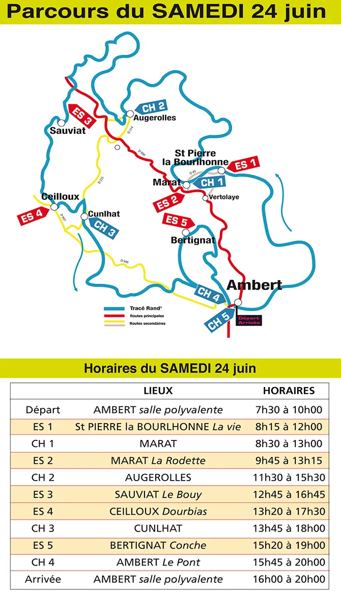 plan samedi horaires rand auvergne 2017