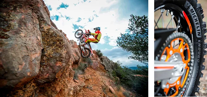 pneu michelin enduro franchissement