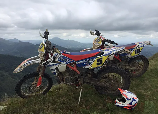 Sortie type rando longue durée pour accumuler les jours de roulage rando enduro