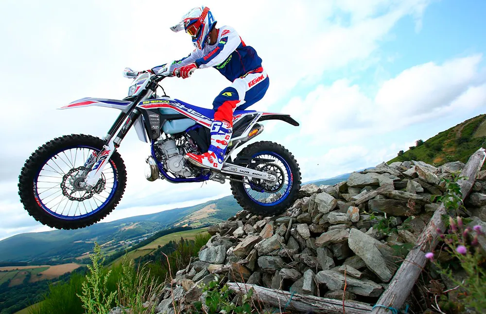 La 250 SE en action moto sherco 250 2t enduro 6days 2018 2