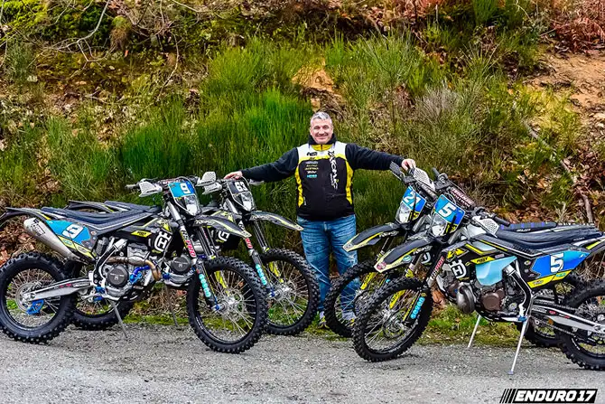 Sebastien Dupontroue le boss d'Atomic moto team atomic moto 2017 2
